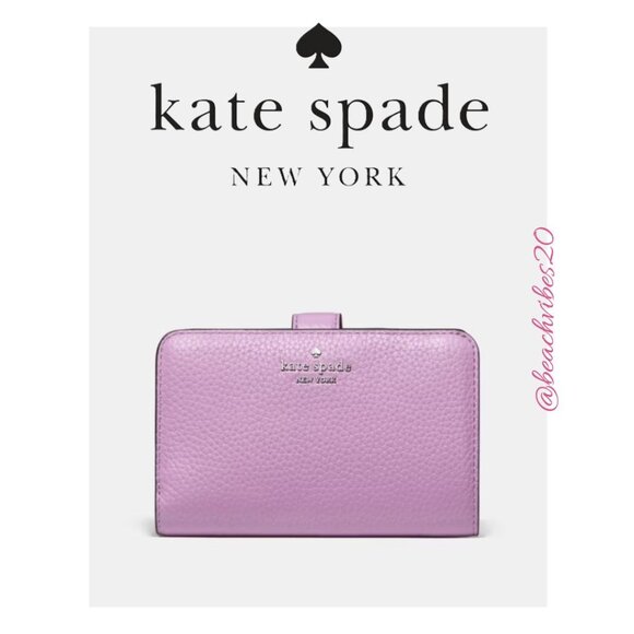 KATE SPADE Lena Medium Bifold Wallet Wisteria NWT O-398 - Picture 1 of 4